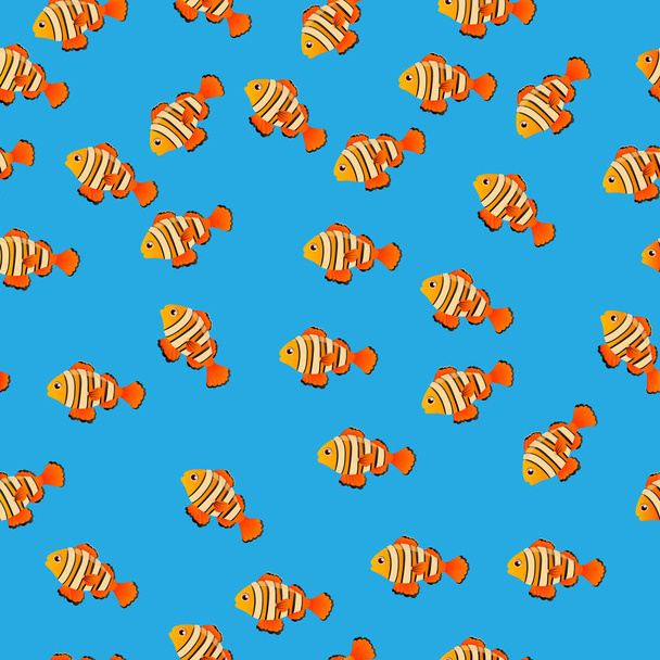 illustration of Ocellaris clownfish - Вектор, зображення