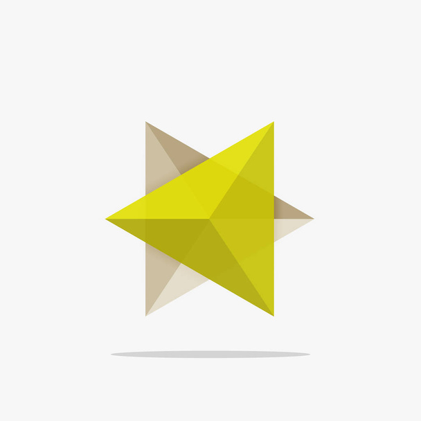 Šablona prázdného trojúhelníku podnikání rozložení - Vektor, obrázek
