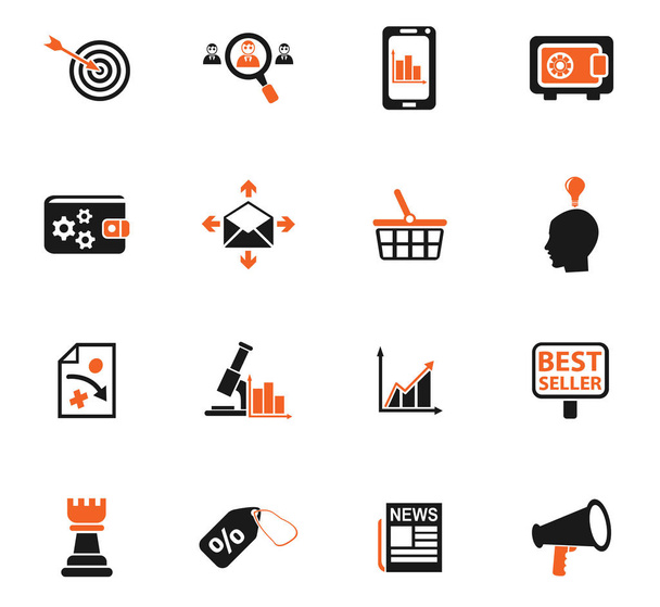 marketing icon set - Vector, Image