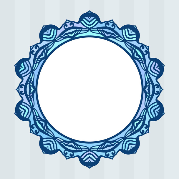 Circular ornament design elements - Vektor, obrázek