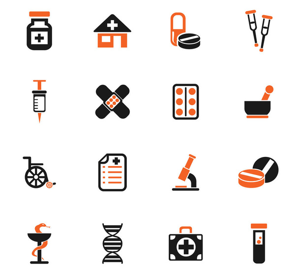 pharmacy icon set - Vector, Image