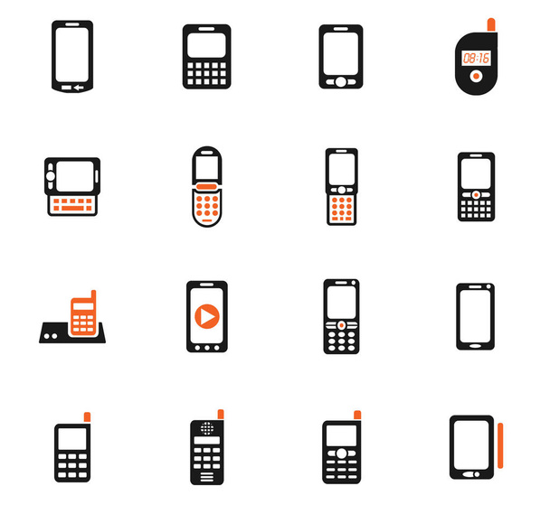 telefony sady ikon - Vektor, obrázek