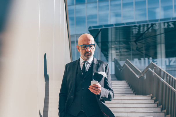 businessman using smartphone - Photo, Image