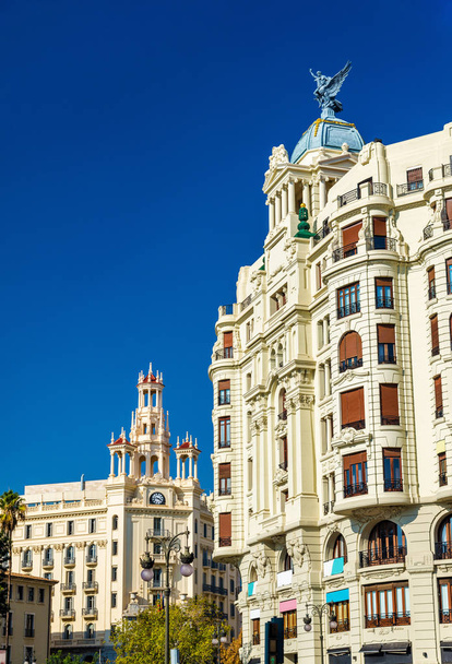 Hermosos edificios en el centro de Valencia - España
 - Foto, Imagen