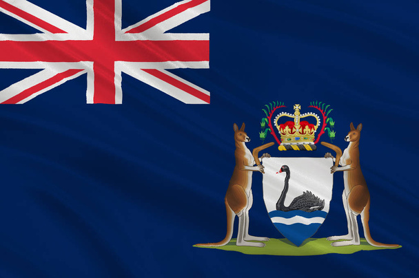 西オーストラリア州の旗 - 写真・画像