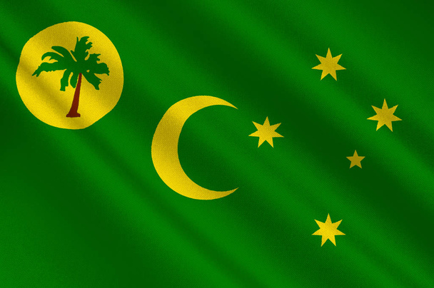 Kookossaarten lippu (Keeling)
 - Valokuva, kuva