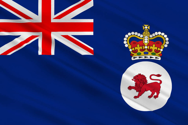 Σημαία της Τασμανίας είναι νησιωτικό κράτος της Αυστραλίας - Φωτογραφία, εικόνα