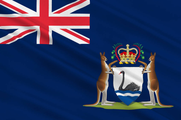 vlag van West-Australië - Foto, afbeelding