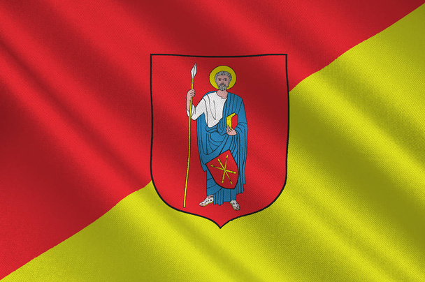 Zamoscin lippu kaupunki Kaakkois-Puolassa
 - Valokuva, kuva