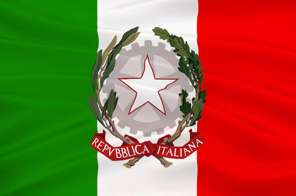 Vlag van Italië - Foto, afbeelding