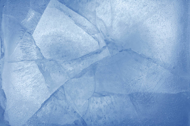 rachaduras no gelo
 - Foto, Imagem