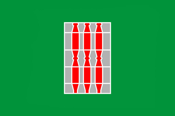 Bandeira de Umbria, Itália
 - Foto, Imagem