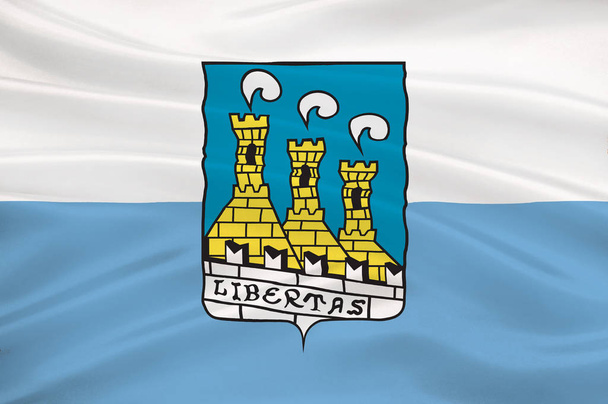 サンマリノ市の旗 - 写真・画像