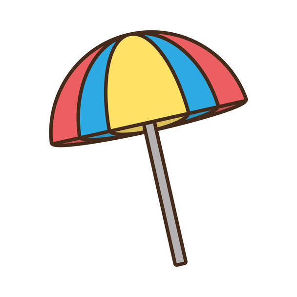 sateenvarjo aurinko ranta rentouttava
 - Vektori, kuva
