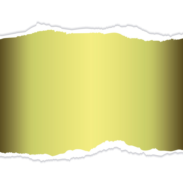 Zlatá slza papír - Vektor, obrázek