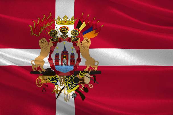 Koppenhága, Dánia zászlaja - Fotó, kép