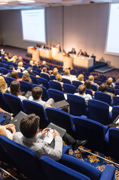 Audience in lecture hall on scientific conference. - Photo, Image