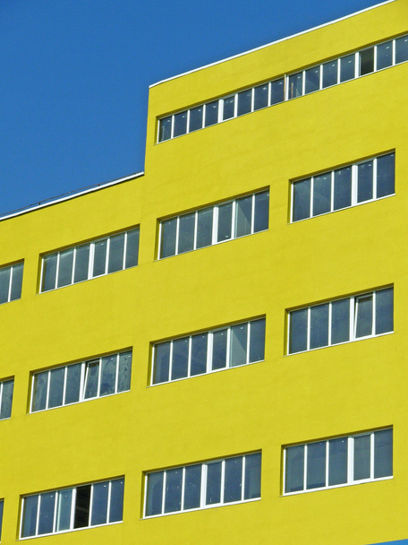 żółty budynek - Zdjęcie, obraz