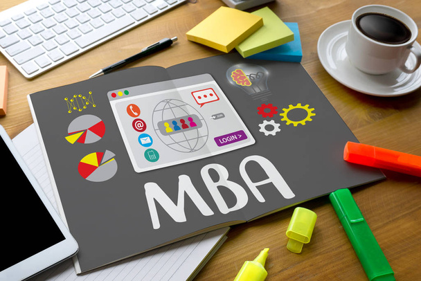 MBA Master of Business Administration program MBA , Education ca - Fotografie, Obrázek