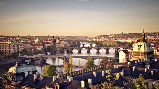 Prague au lever du soleil - Photo, image