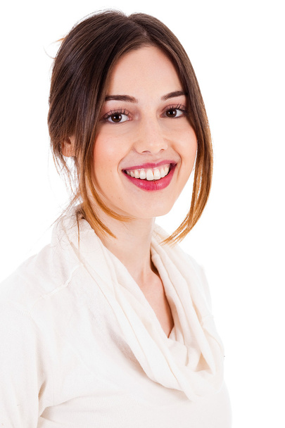 Smiling young brunette model - Foto, Imagem