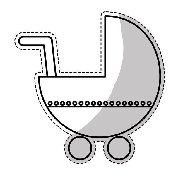 image icône poussette bébé
 - Vecteur, image