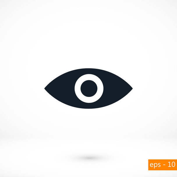 Вектор значка глаза
 - Вектор,изображение