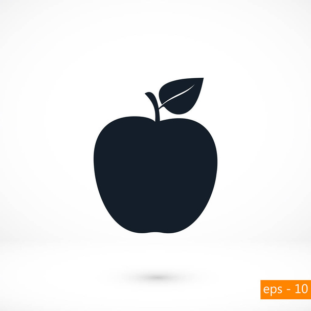 vector icono de manzana
 - Vector, imagen