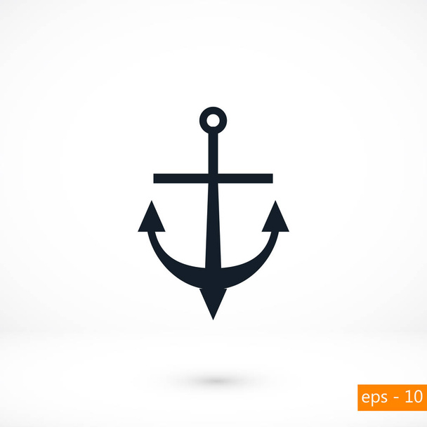 anchor icon vector - Vector, Image