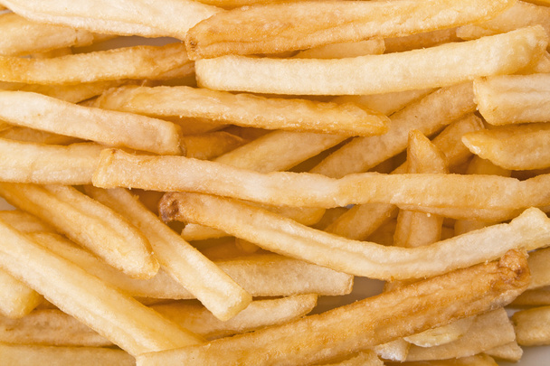 Background made with potato fries, or French fries - Photo, Image