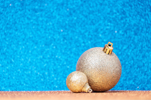 Christmas composition on bright background - Zdjęcie, obraz