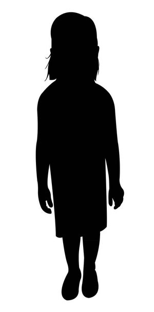a child body silhouette vector - Vector, Image