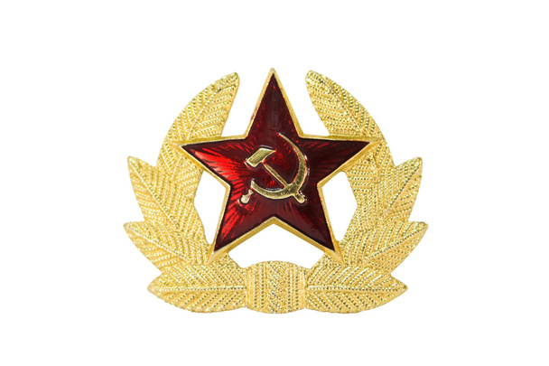 eski Sovyetler Birliği'nden askeri rozeti. - Fotoğraf, Görsel