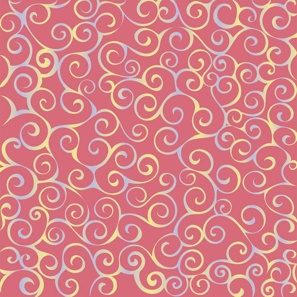 Bright textile pattern background. - Vector, afbeelding