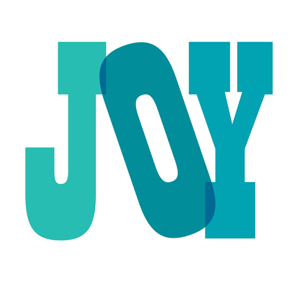 inscrição alegria close up
 - Vetor, Imagem