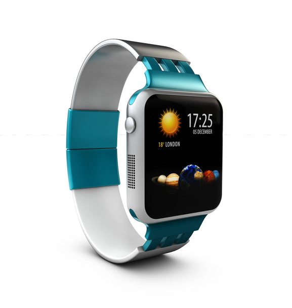 Illustrazione di Smart watch isolato su sfondo bianco
. - Foto, immagini