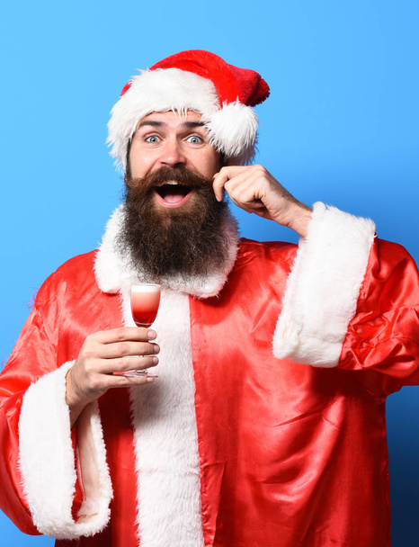 handsome bearded santa claus man - Photo, image