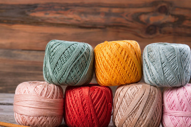 Close-up of yarn for knitting and embroidery.  - Photo, Image