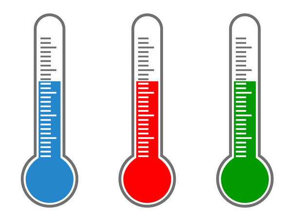 Thermometer vector icon - Vector, Image