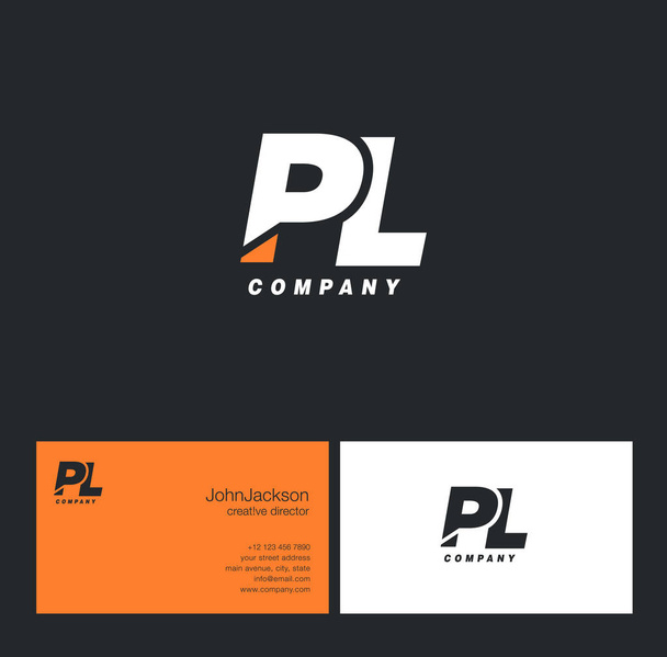 P & L brief Logo   - Vector, afbeelding