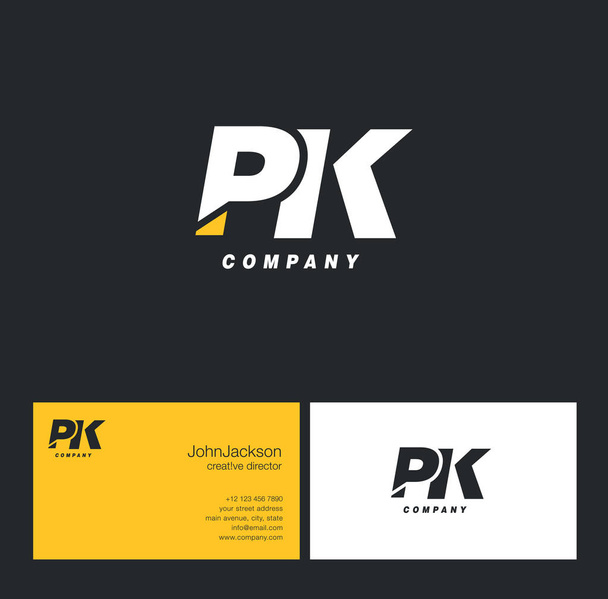 Logo della lettera P & K
   - Vettoriali, immagini