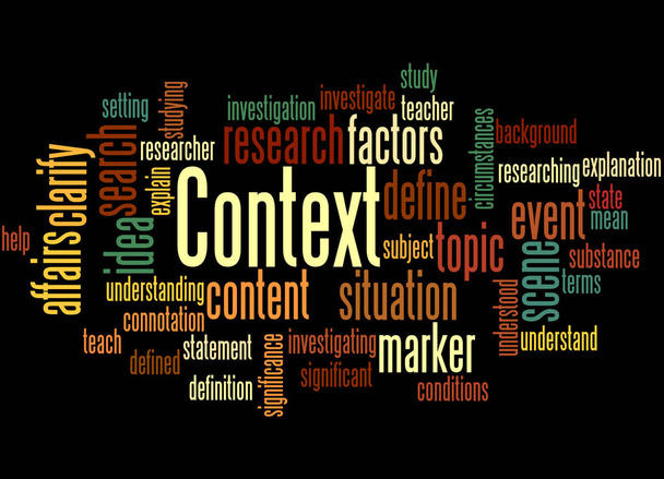 Context, word cloud concept 4 - Photo, Image