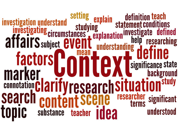 Context, word cloud concept 7 - Photo, Image