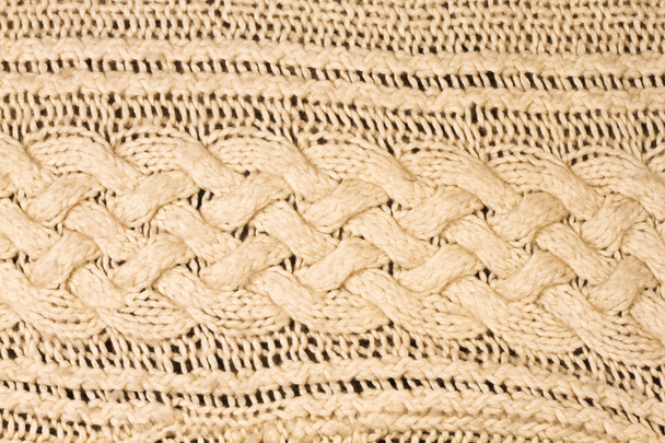 Knitted wool texture background - Φωτογραφία, εικόνα