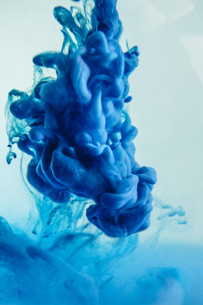 blue dye in water - Photo, Image
