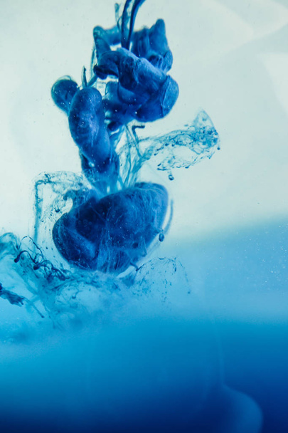 blue dye in water - Foto, Imagem