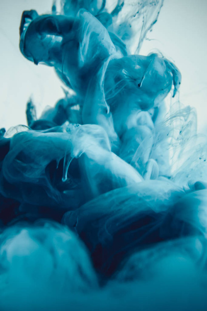 blue dye in water - Zdjęcie, obraz