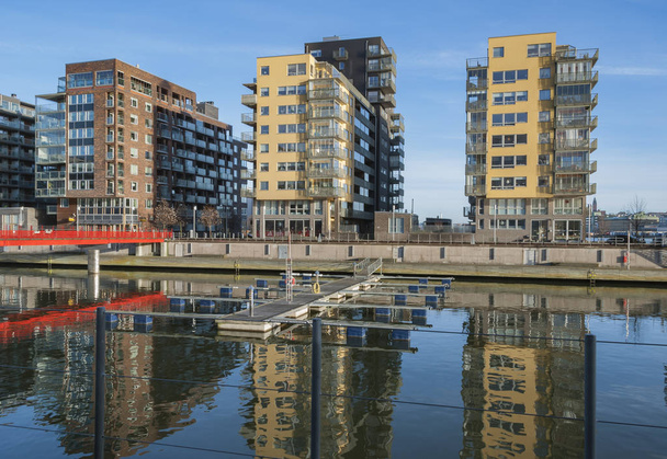New housing area by the river - Photo, Image
