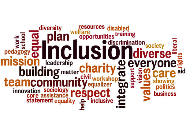 Inclusion, word cloud concept 5 - Photo, Image