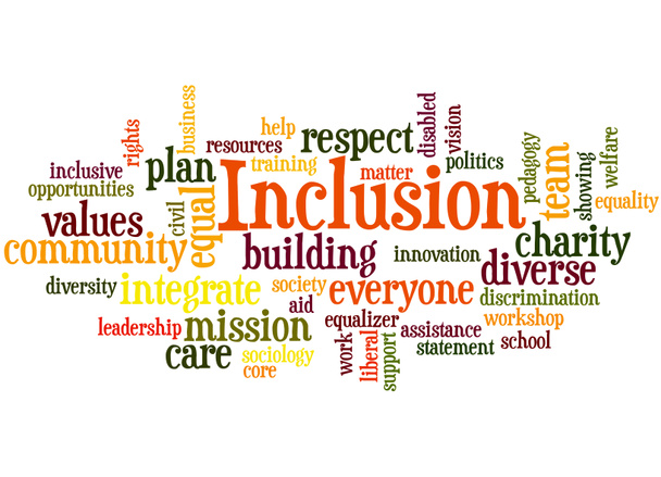 Inclusion, word cloud concept 8 - Photo, Image